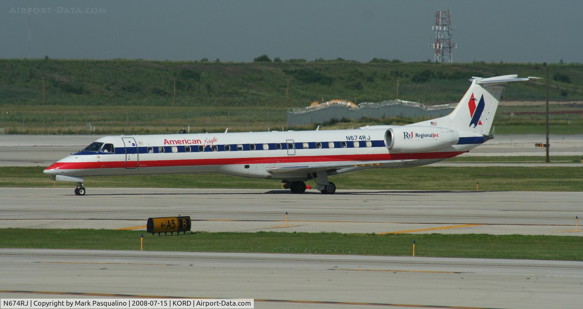N674RJ, 2004 Embraer ERJ-145LR (EMB-145LR) C/N 14500801, EMB-145LR