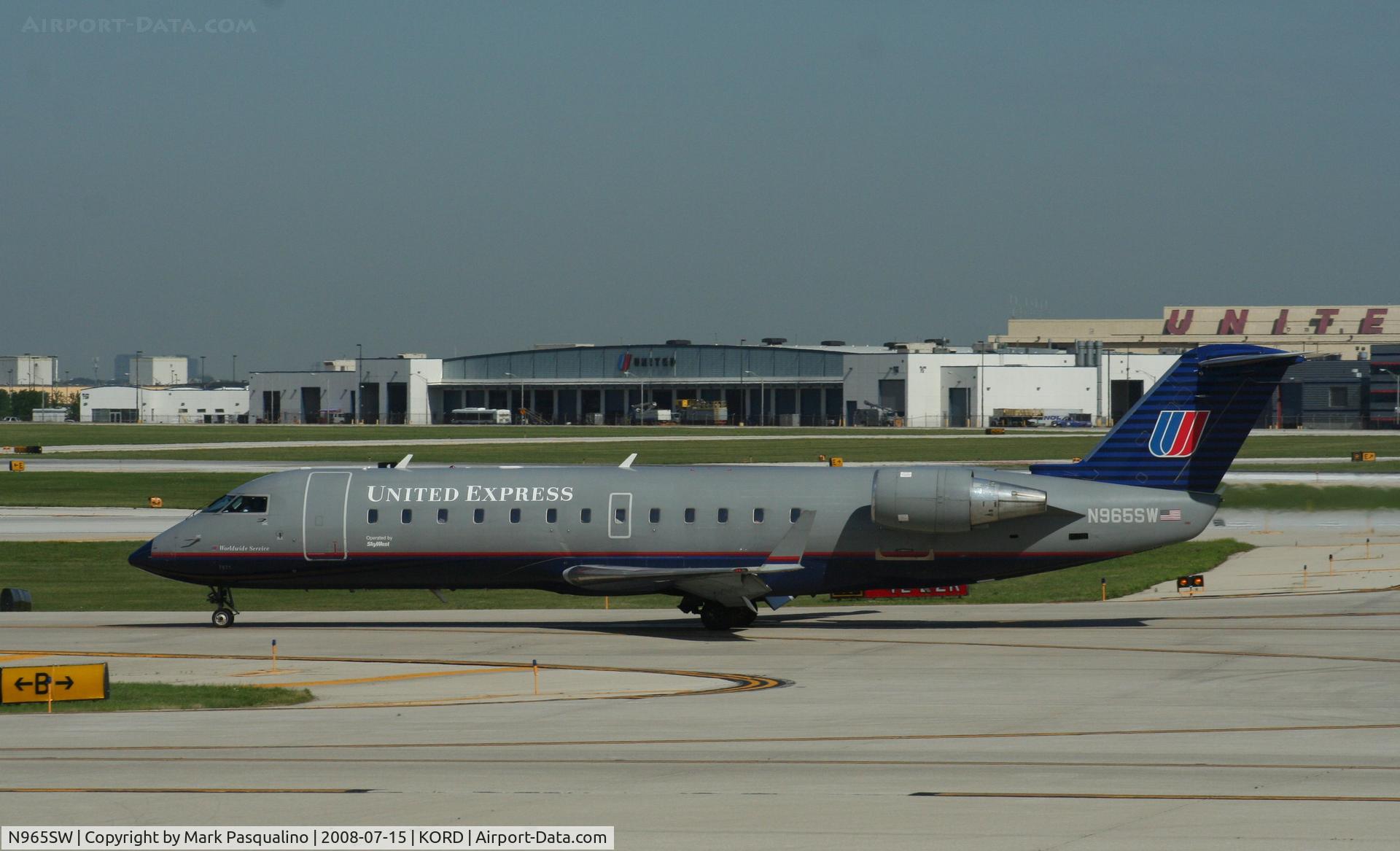 N965SW, 2003 Bombardier CRJ-200ER (CL-600-2B19) C/N 7871, CL-600-2B19
