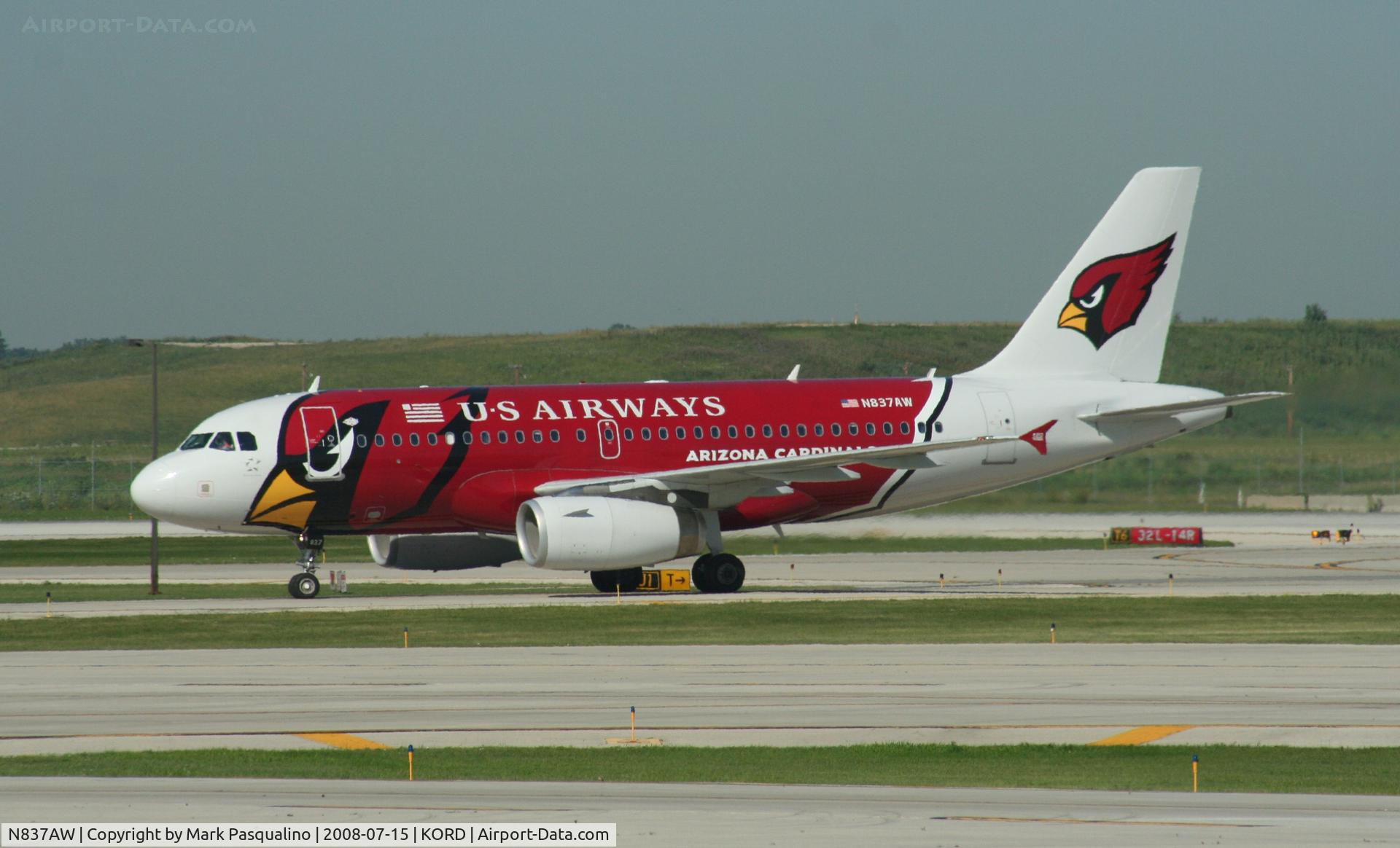 N837AW, 2005 Airbus A319-132 C/N 2595, Airbus A319
