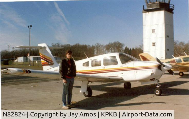 N82824, Piper PA-28RT-201 Arrow IV C/N 28R-8118017, At Rambar Aviation Circa 1986