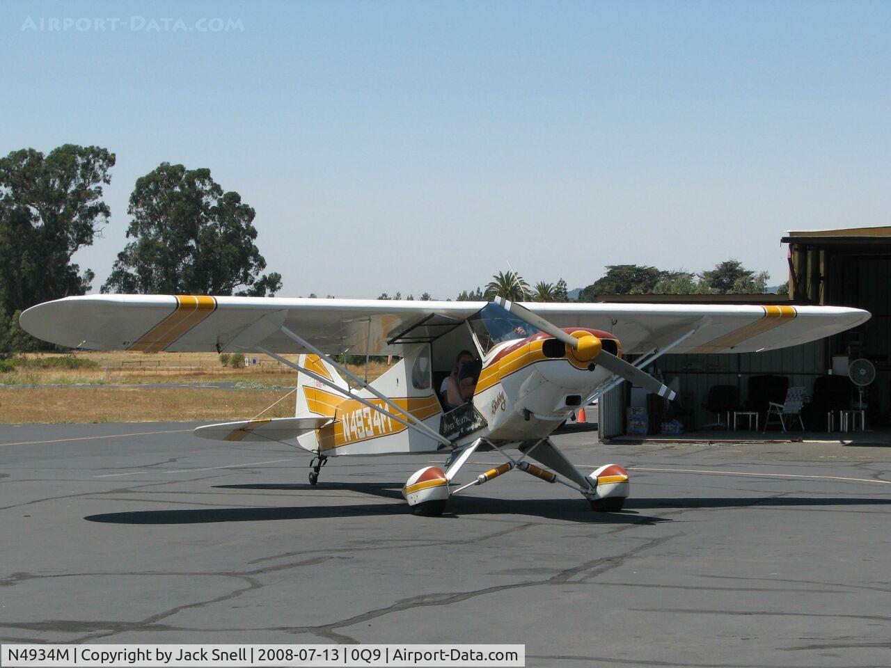N4934M, 1970 Piper-flaig FLAIG PIPER C/N 11-1567, Taken at the Sonoma Skypark's Airport