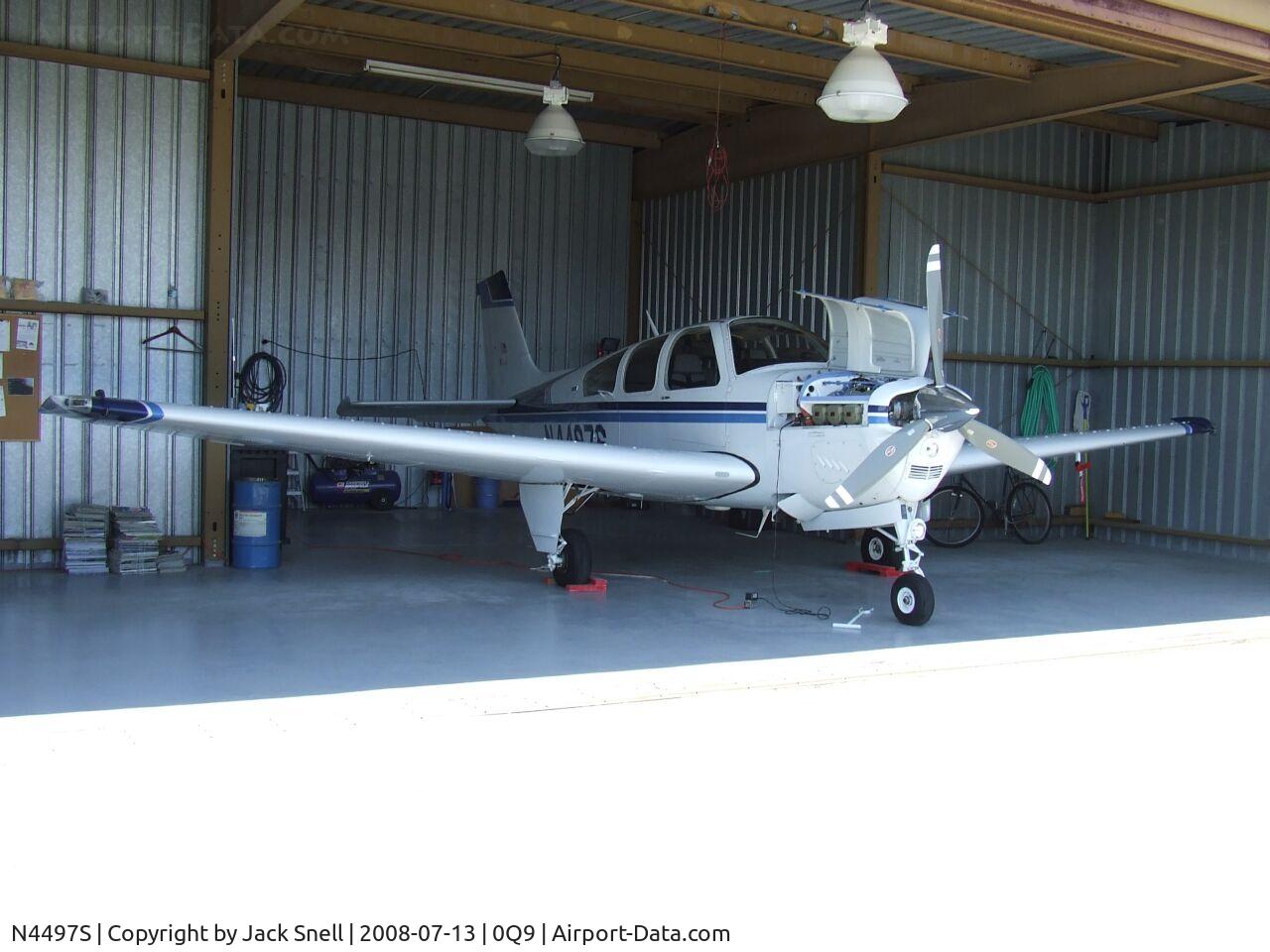 N4497S, 1975 Beech F33A Bonanza C/N CE-592, Taken at the Sonoma Skypark's Airport, Photo by Jim Clark