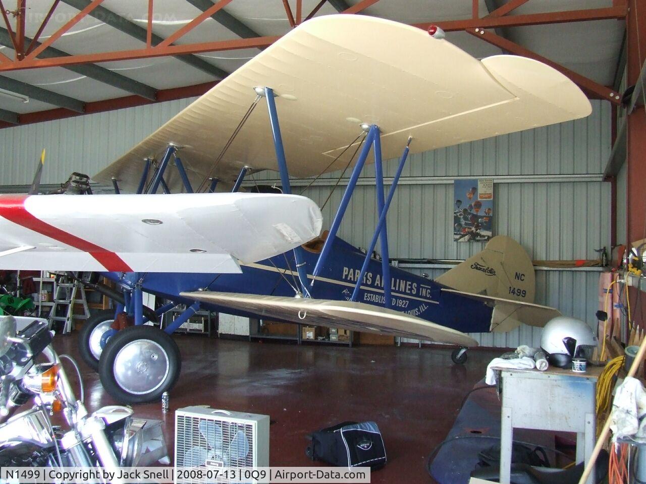 N1499, Curtiss-Wright Travel Air 4000 C/N 164, Taken at the Sonoma Skypark's Airport, Photo by Jim Clark