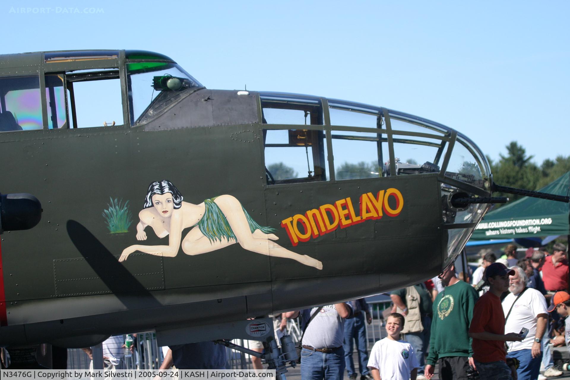 N3476G, 1944 North American B-25J Mitchell C/N 108-33257, DWC 2005