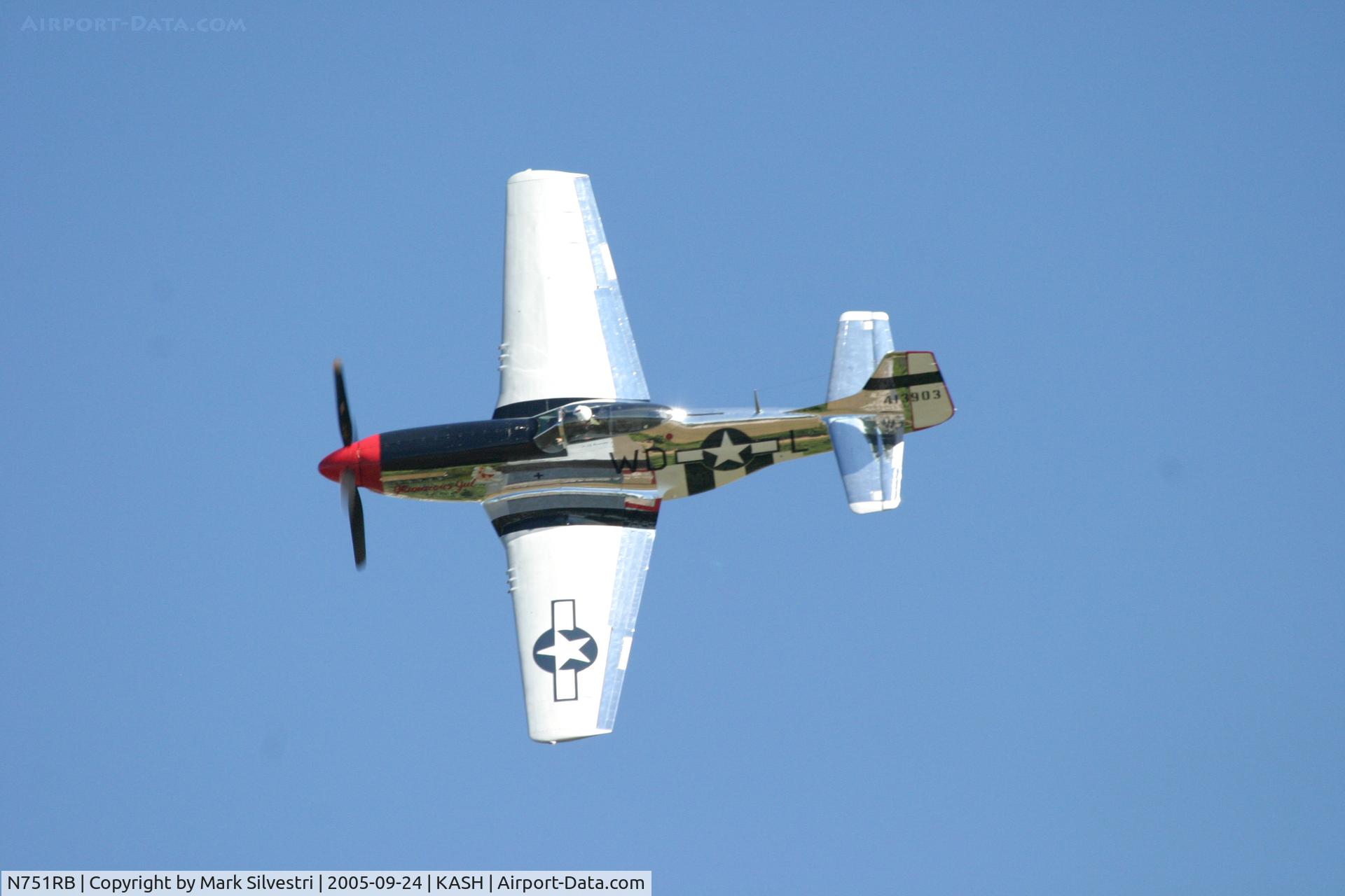 N751RB, 1944 North American P-51D Mustang C/N 44-13903JP, DWC 2005