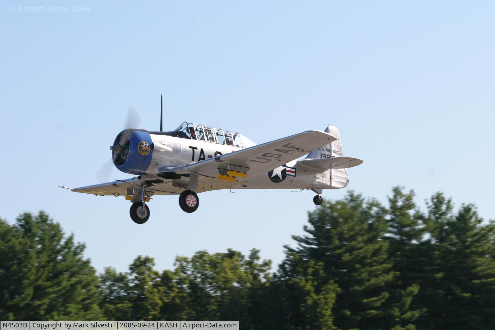 N4503B, 1944 North American AT-6F C/N 121-42583, DWC 2005
