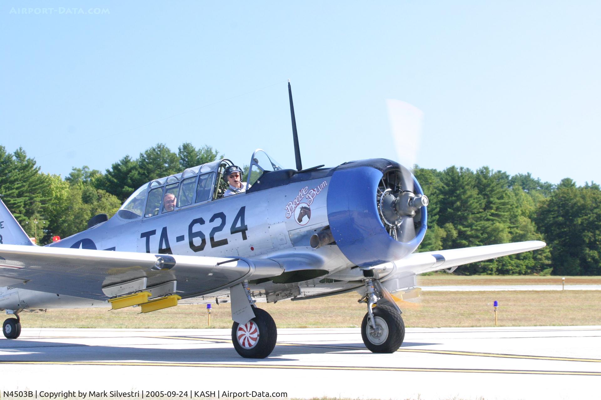 N4503B, 1944 North American AT-6F C/N 121-42583, DWC 2005