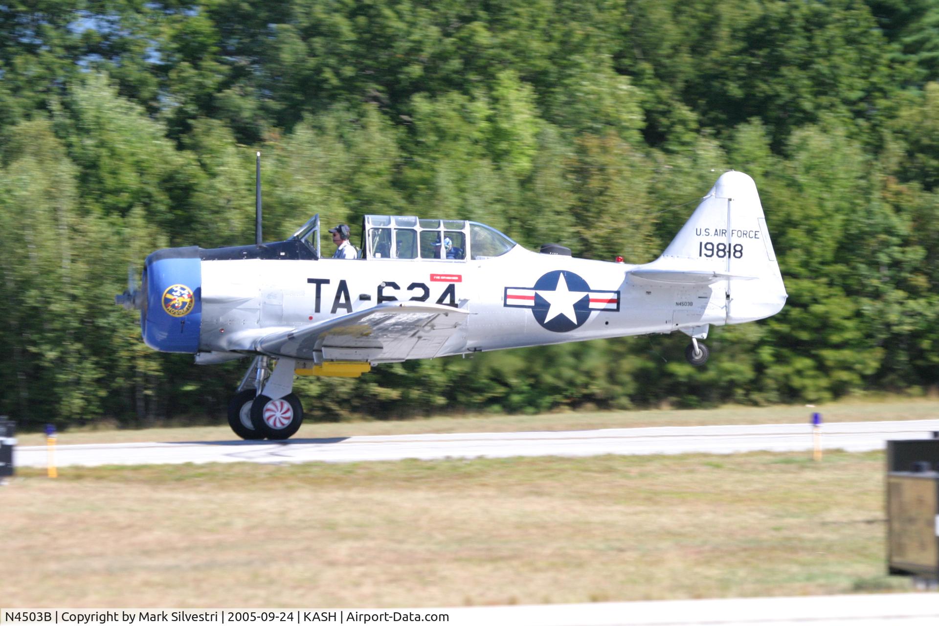N4503B, 1944 North American AT-6F C/N 121-42583, DWC 2005