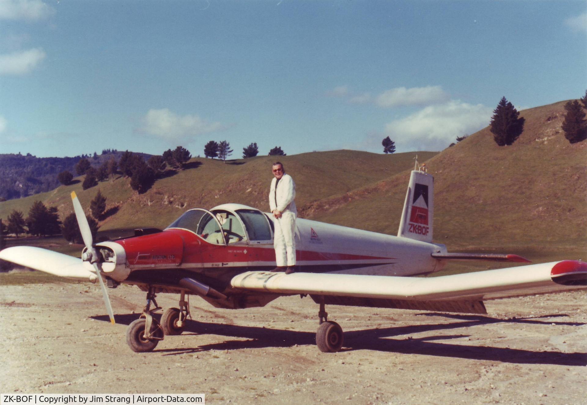 ZK-BOF, Fletcher FU24 C/N 58, Fletcher FU-24