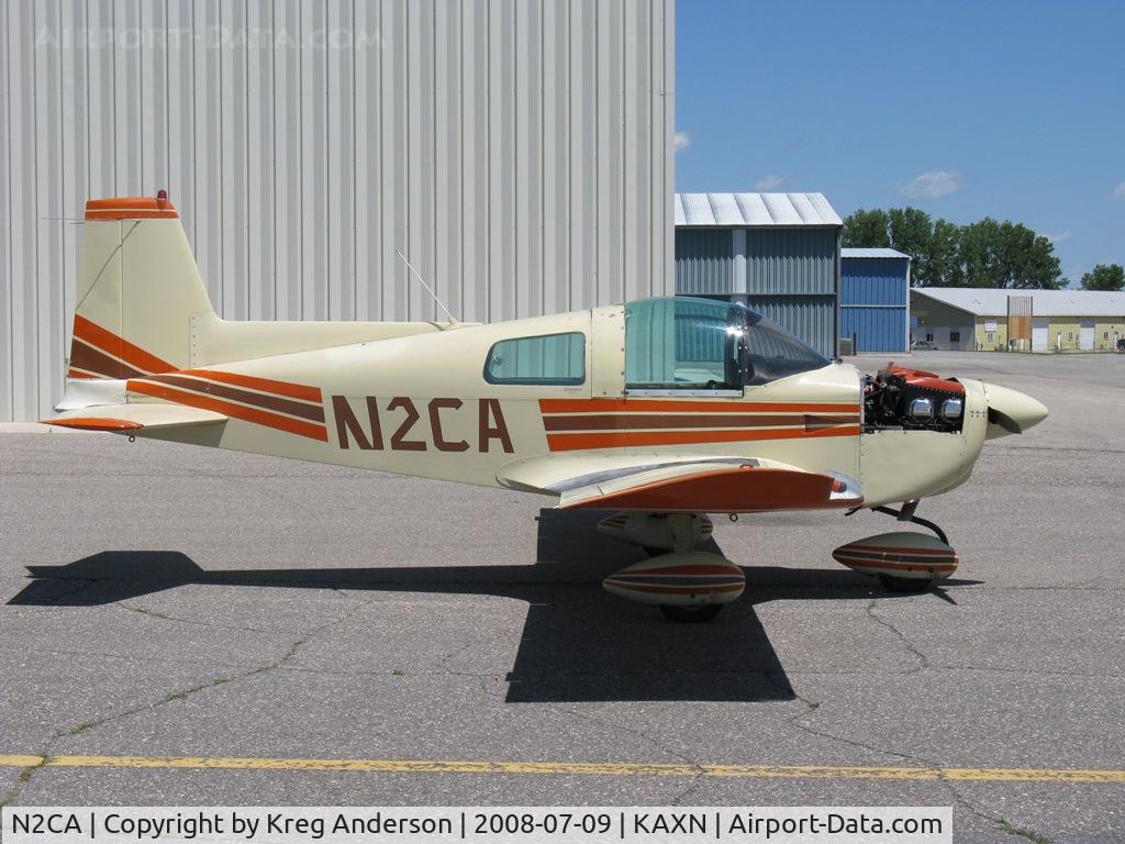 N2CA, 1972 American Aviation AA-1A Trainer C/N AA1A-0436, Being working on by Weber's Aero Repair