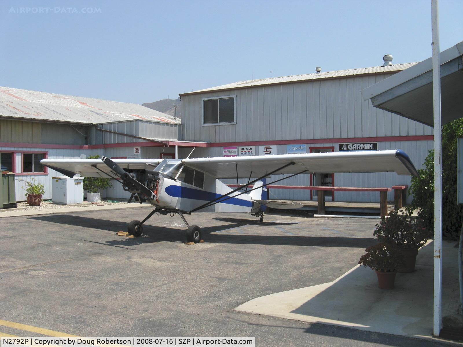 N2792P, 1955 Piper PA-18A Super Cub C/N 18-4427, 1955 Piper PA-18A SUPER CUB, Lycoming O-320 150 Hp operated uncowled with remote oil cooler, Restricted class-aerial advertising banner towing