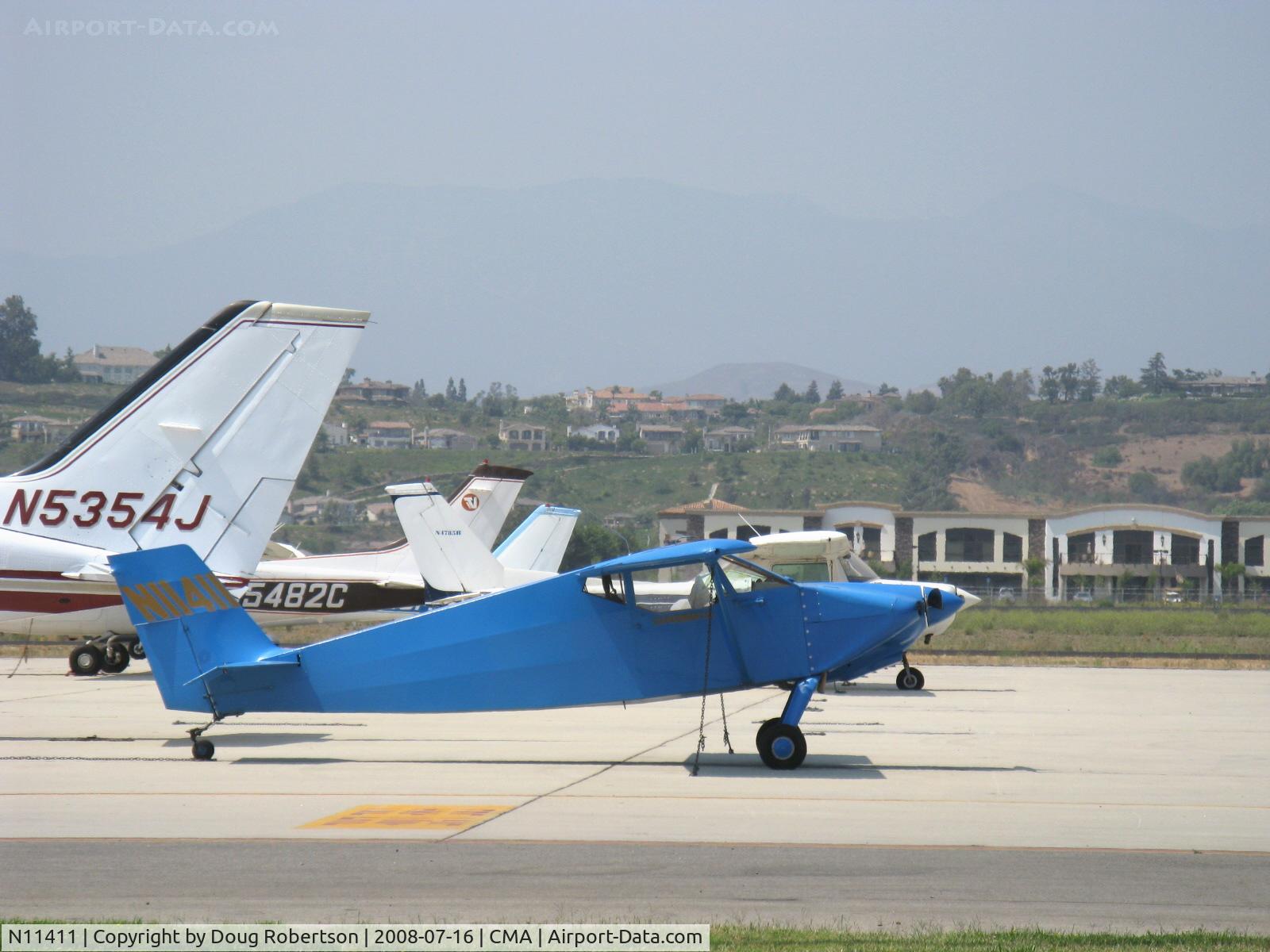 N11411, Wittman W-8 Tailwind C/N 1506-20, 1978 Wittman Tailwind W-8, Lycoming O-290 125 Hp, restricted class-aerial surveying (unusual that apparent homebuilt aircraft can be used commercially?)