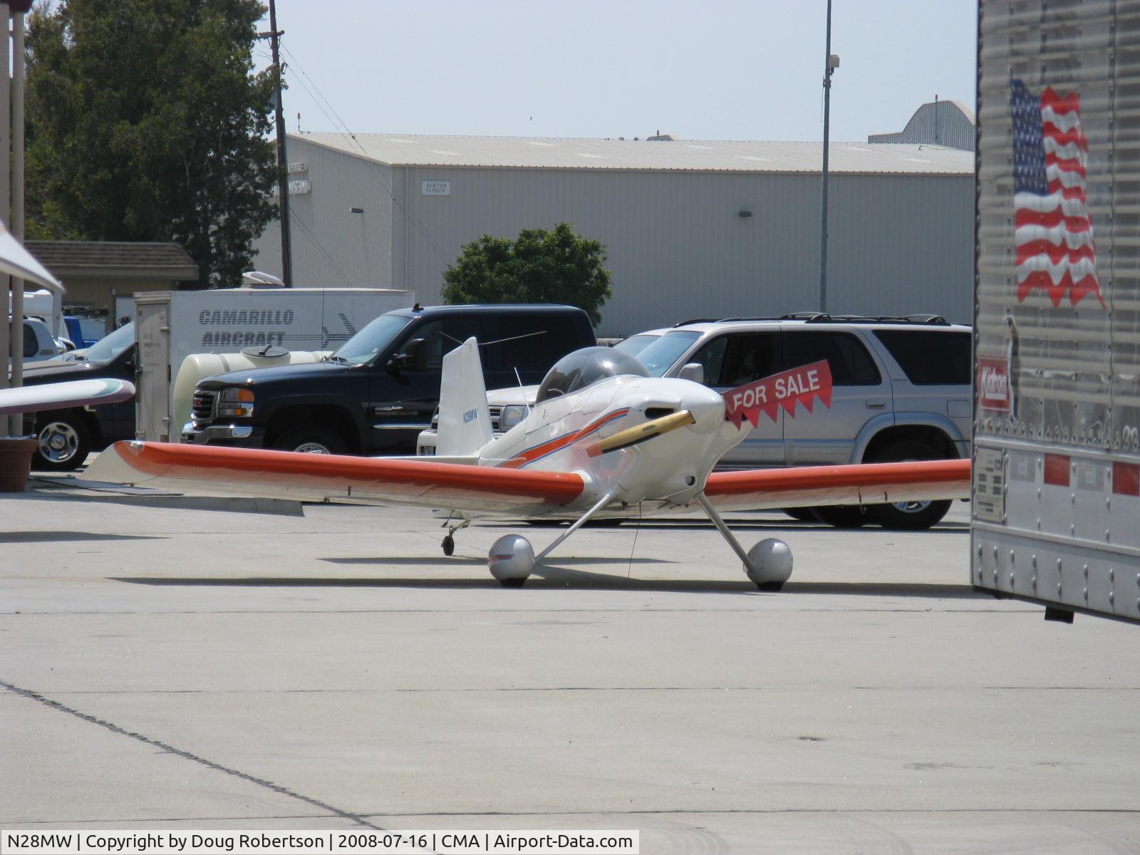 N28MW, 1986 Vans RV-4 C/N 1067, 1986 Waldorf VAN's RV-4, Lycoming O-320