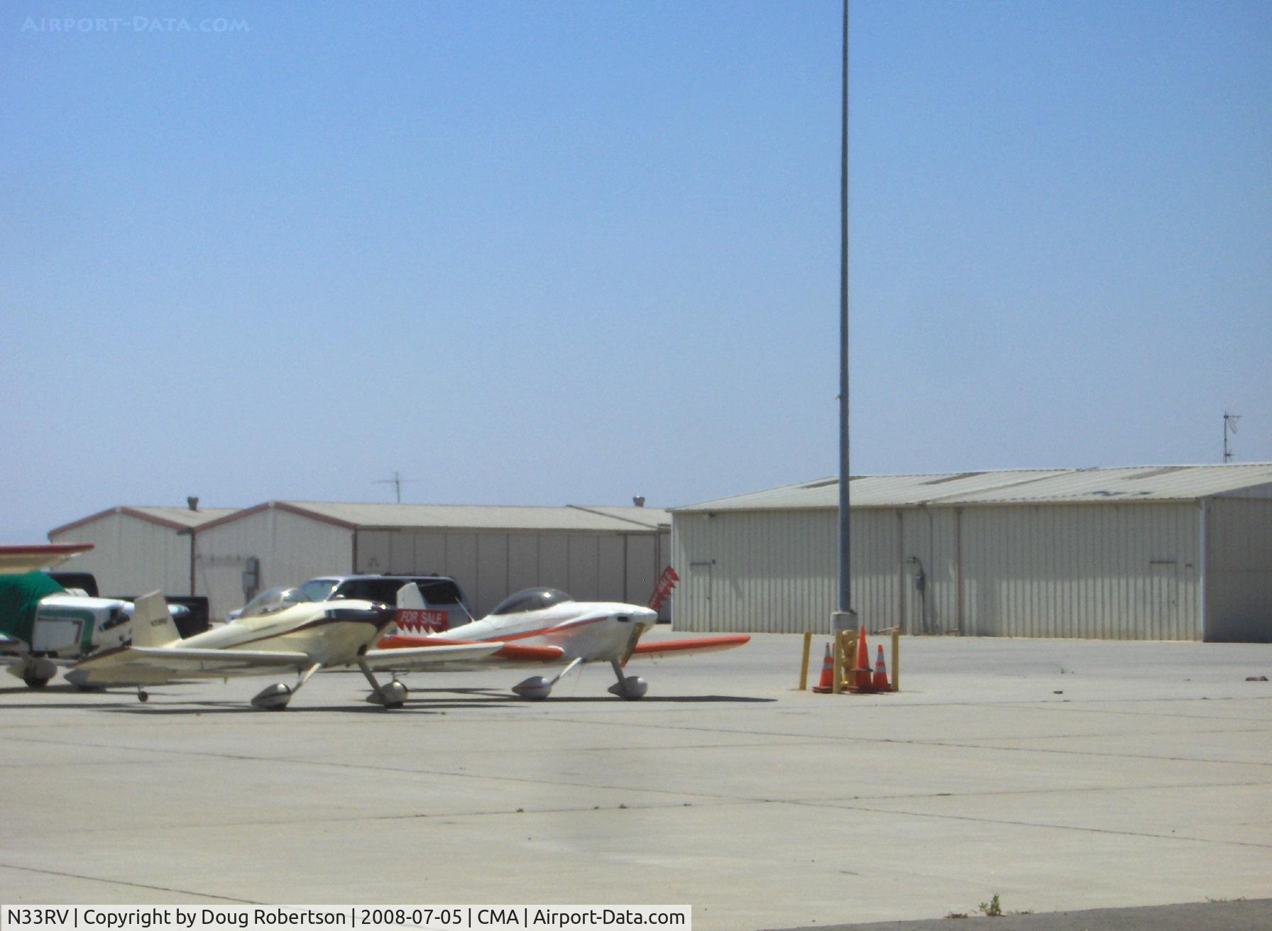 N33RV, Vans RV-3 C/N 682, 1987 Harmon VAN's RV-3, Lycoming O-320, aircraft on the left