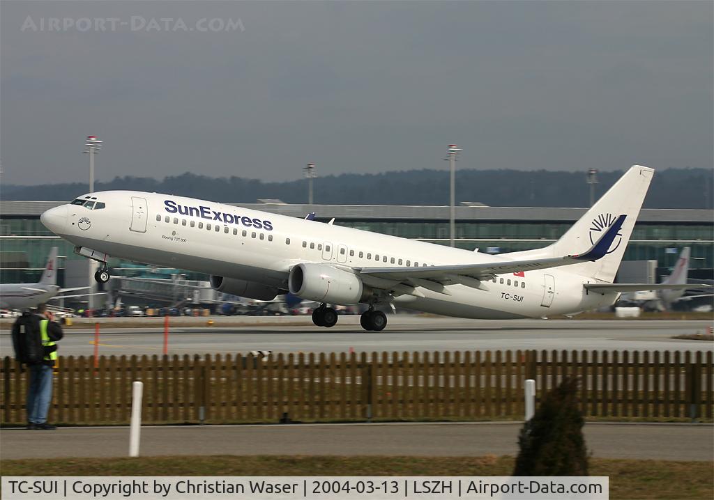 TC-SUI, 2003 Boeing 737-8CX C/N 32367, Sun Express