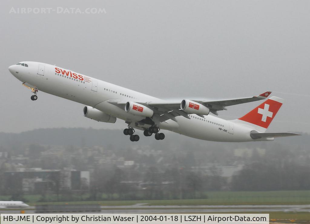 HB-JME, 2003 Airbus A340-313X C/N 559, Swiss