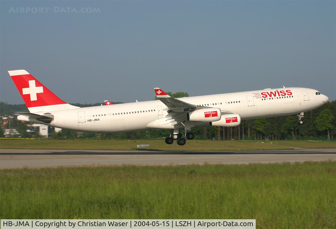 HB-JMA, 2003 Airbus A340-313 C/N 538, Swiss