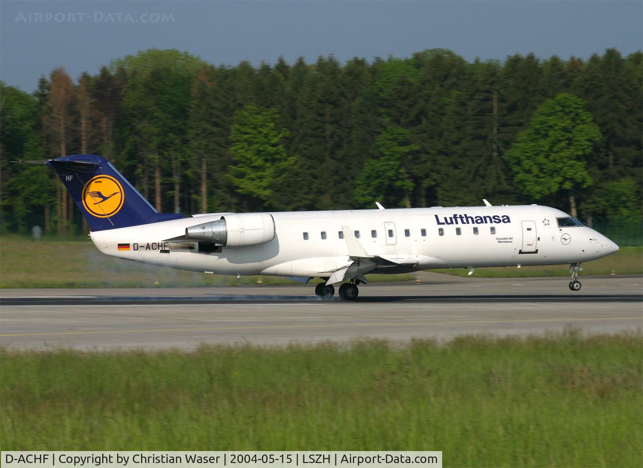 D-ACHF, 2000 Canadair CRJ-200LR (CL-600-2B19) C/N 7431, Lufthansa