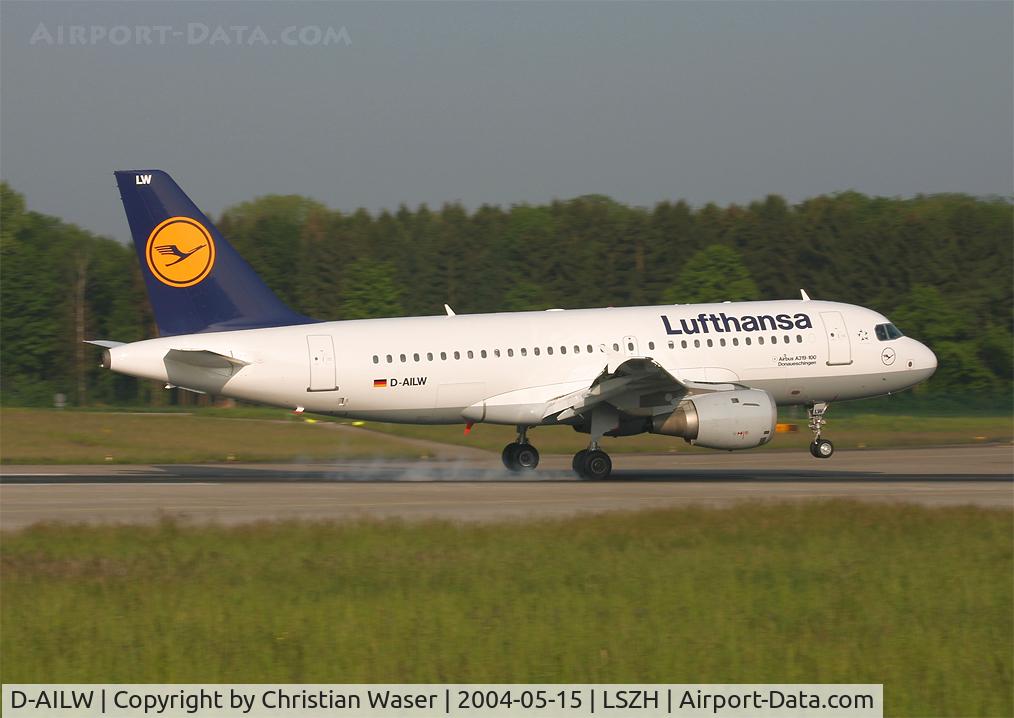 D-AILW, 1998 Airbus A319-114 C/N 853, Lufthansa