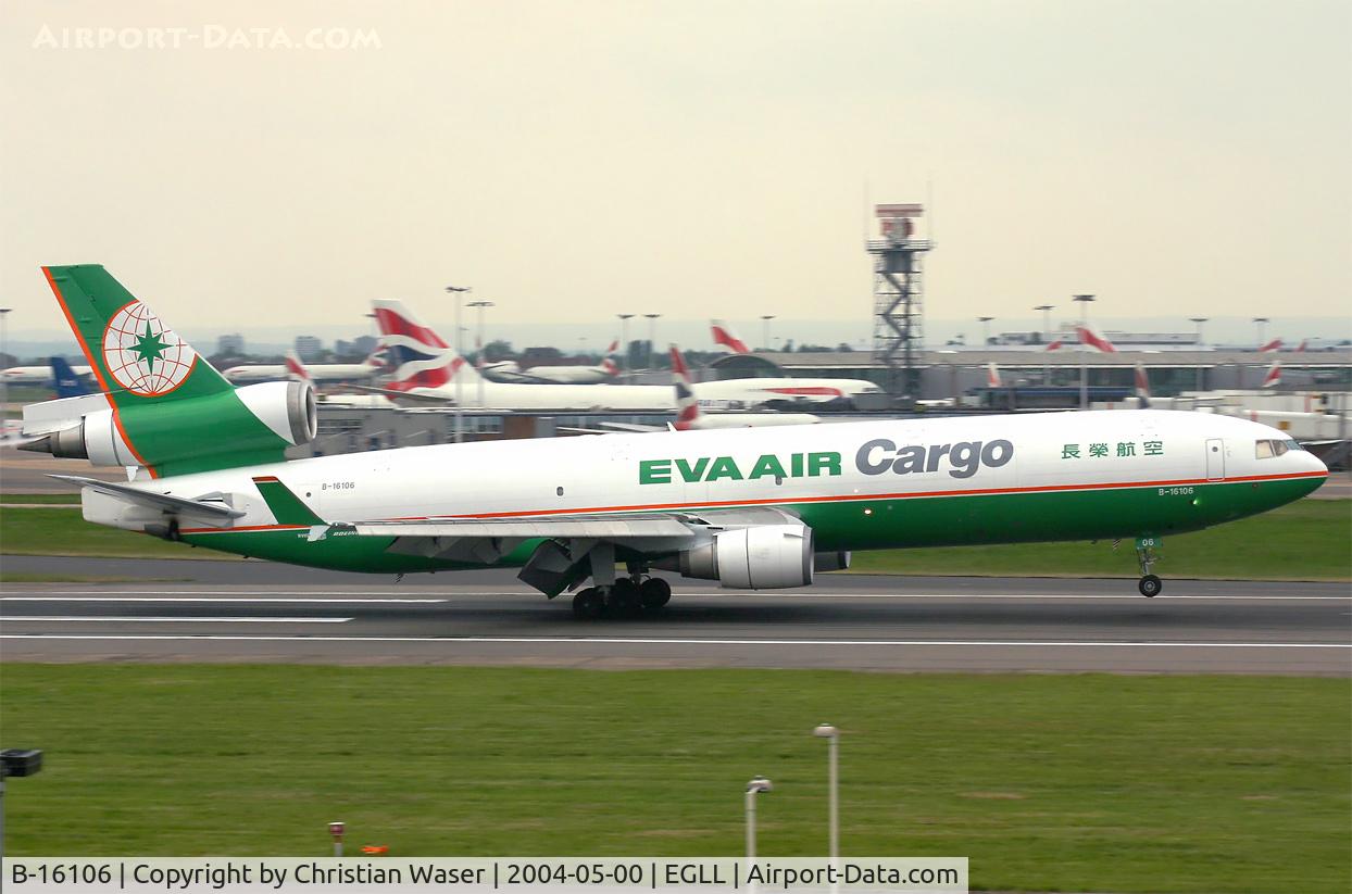 B-16106, 1995 McDonnell Douglas MD-11F C/N 48545, Eva Air Cargo