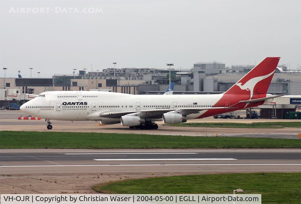 VH-OJR, 1992 Boeing 747-438 C/N 25547, Qantas