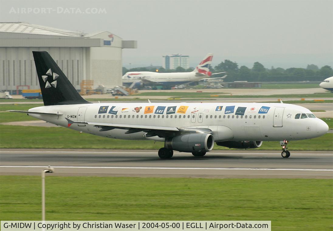 G-MIDW, 2000 Airbus A320-232 C/N 1183, British Midland