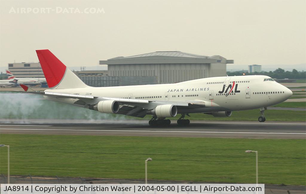 JA8914, 1998 Boeing 747-446 C/N 26360, JAL