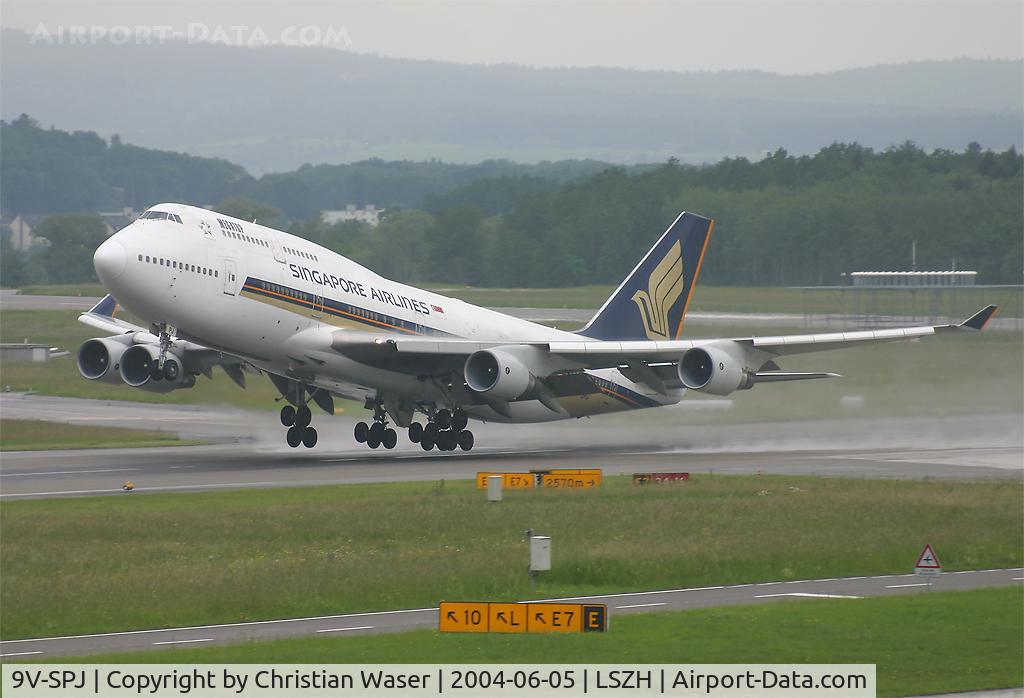 9V-SPJ, 1996 Boeing 747-412 C/N 26556, Singapore Airlines
