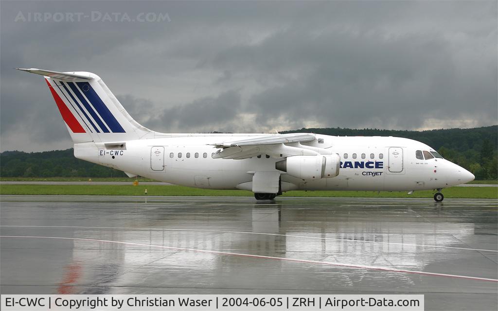 EI-CWC, 1986 British Aerospace BAe.146-200 C/N E2053, Air France (City Jet)