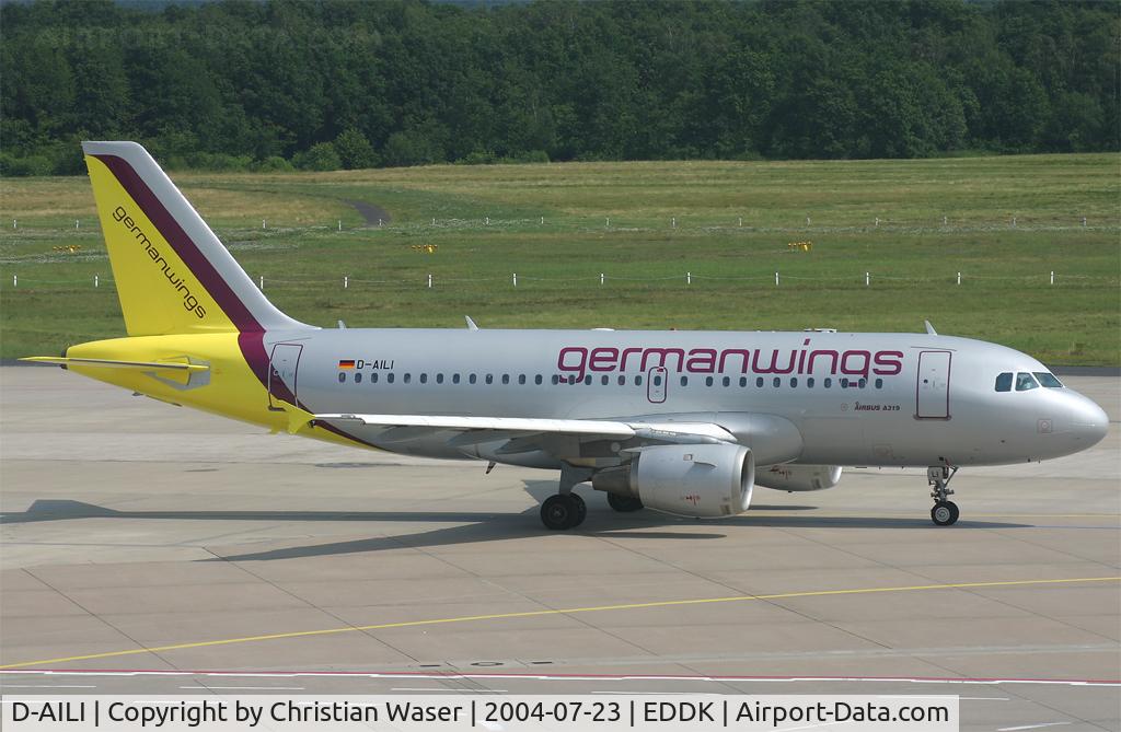 D-AILI, 1997 Airbus A319-114 C/N 651, Germanwings