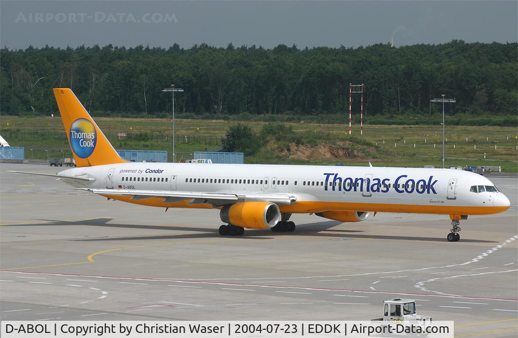 D-ABOL, 2000 Boeing 757-330 C/N 29021, Thomas Cook