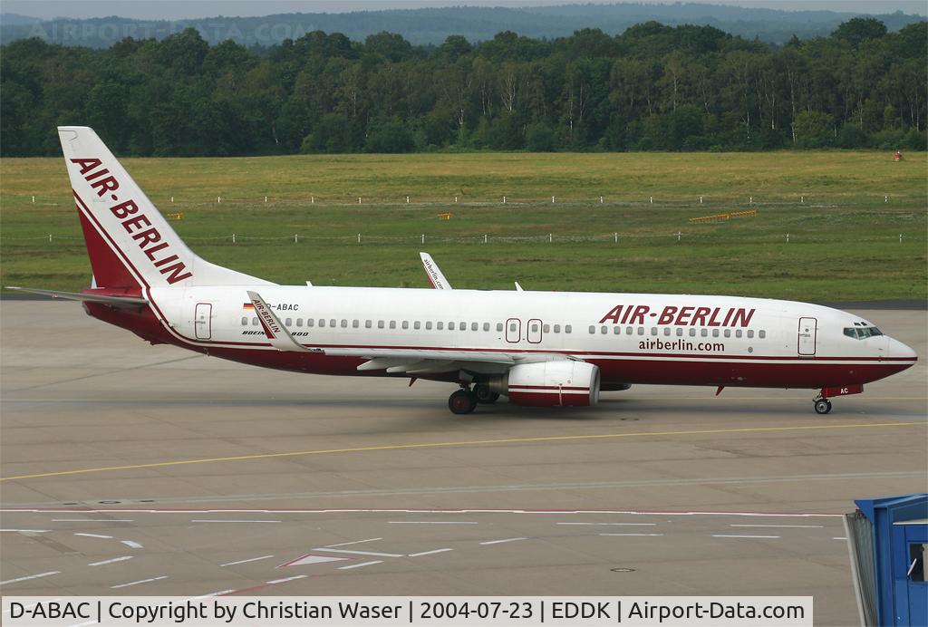 D-ABAC, 2000 Boeing 737-86J C/N 30501, Air Berlin