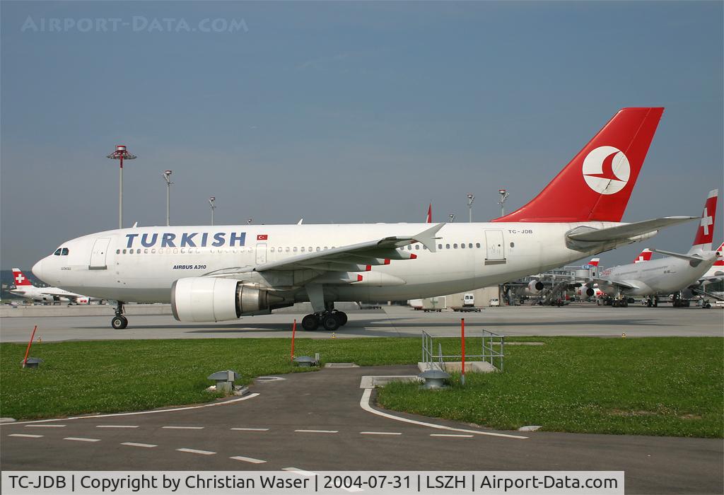 TC-JDB, 1989 Airbus A310-304 C/N 497, Turkish Airlines
