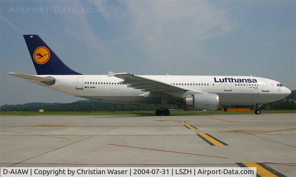 D-AIAW, 1996 Airbus A300B4-605R C/N 764, Lufthansa