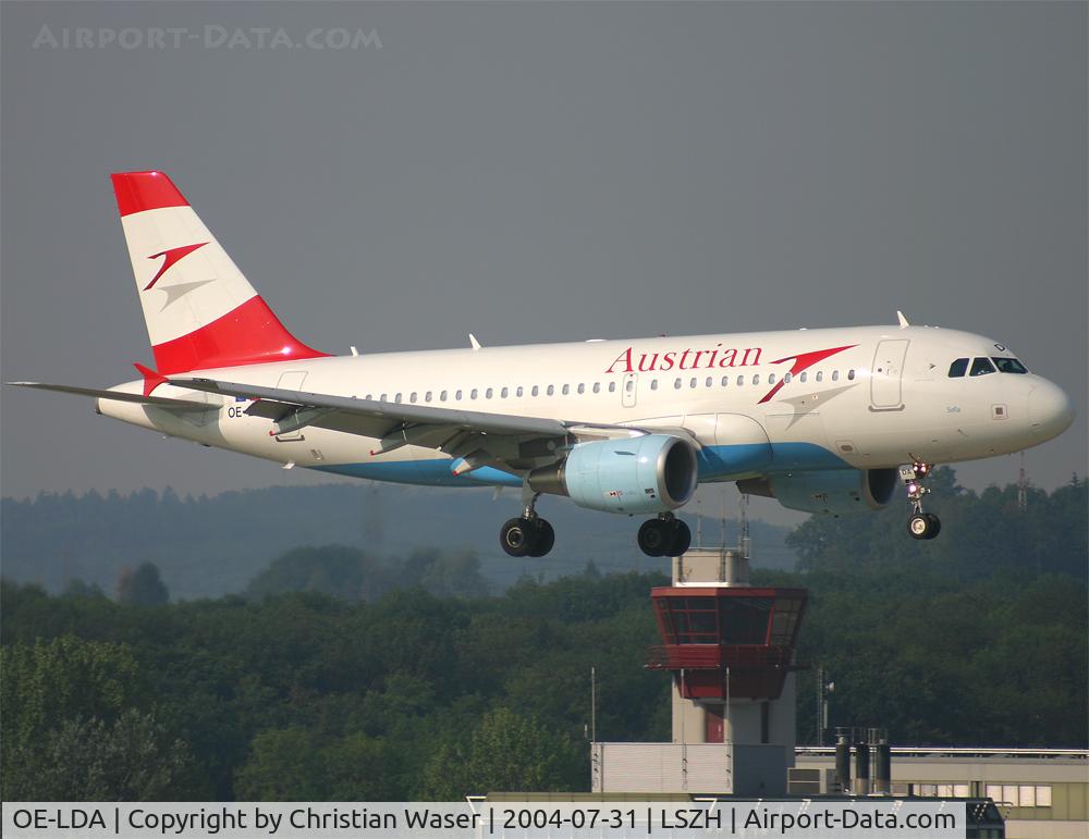 OE-LDA, 2004 Airbus A319-112 C/N 2131, Austrian