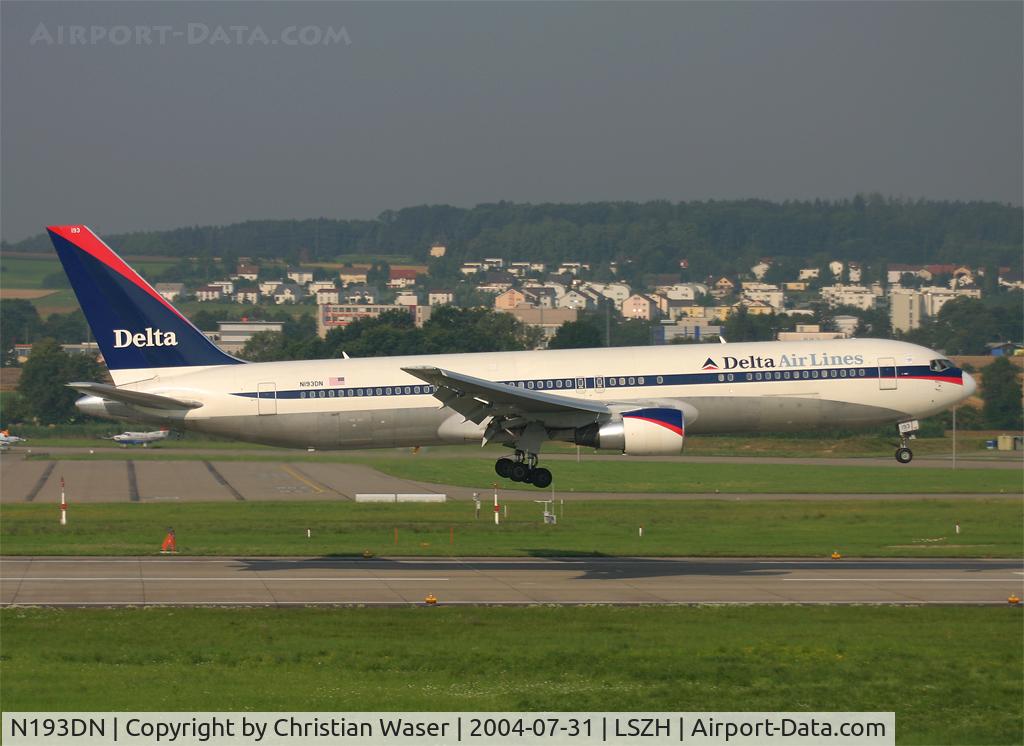 N193DN, 1997 Boeing 767-332 C/N 28450, Delta