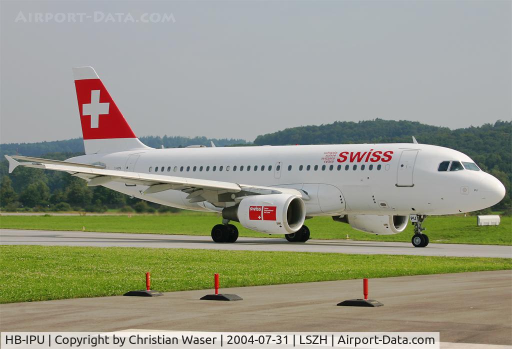 HB-IPU, 1997 Airbus A319-112 C/N 713, Swiss