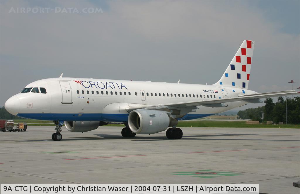 9A-CTG, 1998 Airbus A319-112 C/N 767, Croatia