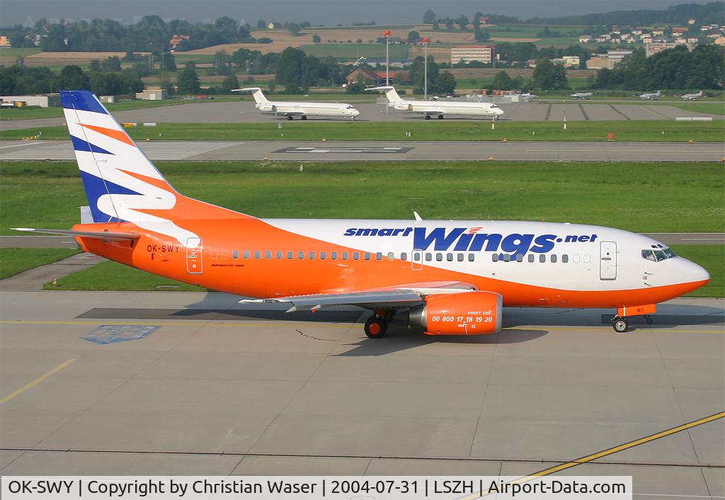 OK-SWY, 1990 Boeing 737-530 C/N 24815, Smartwings