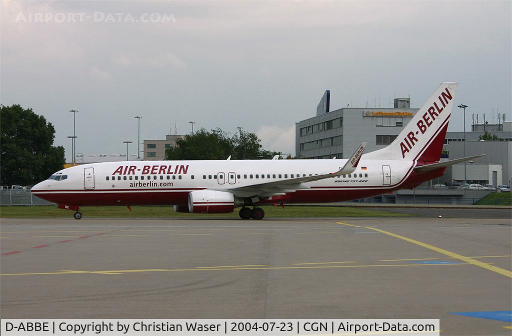 D-ABBE, 2002 Boeing 737-86J C/N 30881, Air Berlin