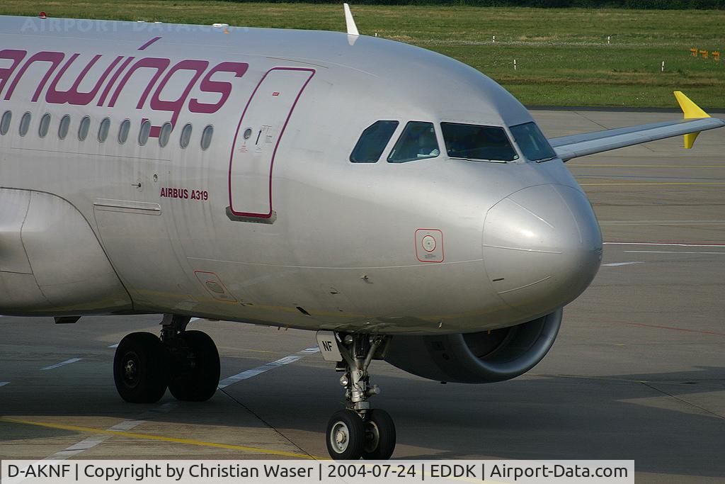 D-AKNF, 1997 Airbus A319-112 C/N 0646, Germanwings