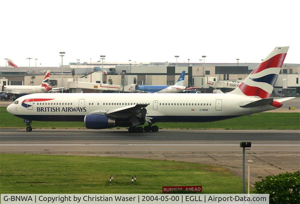 G-BNWA, 1989 Boeing 767-336 C/N 24333, British Airways