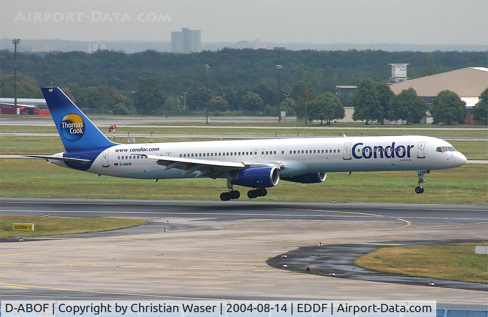 D-ABOF, 1999 Boeing 757-330 C/N 29013, Condor