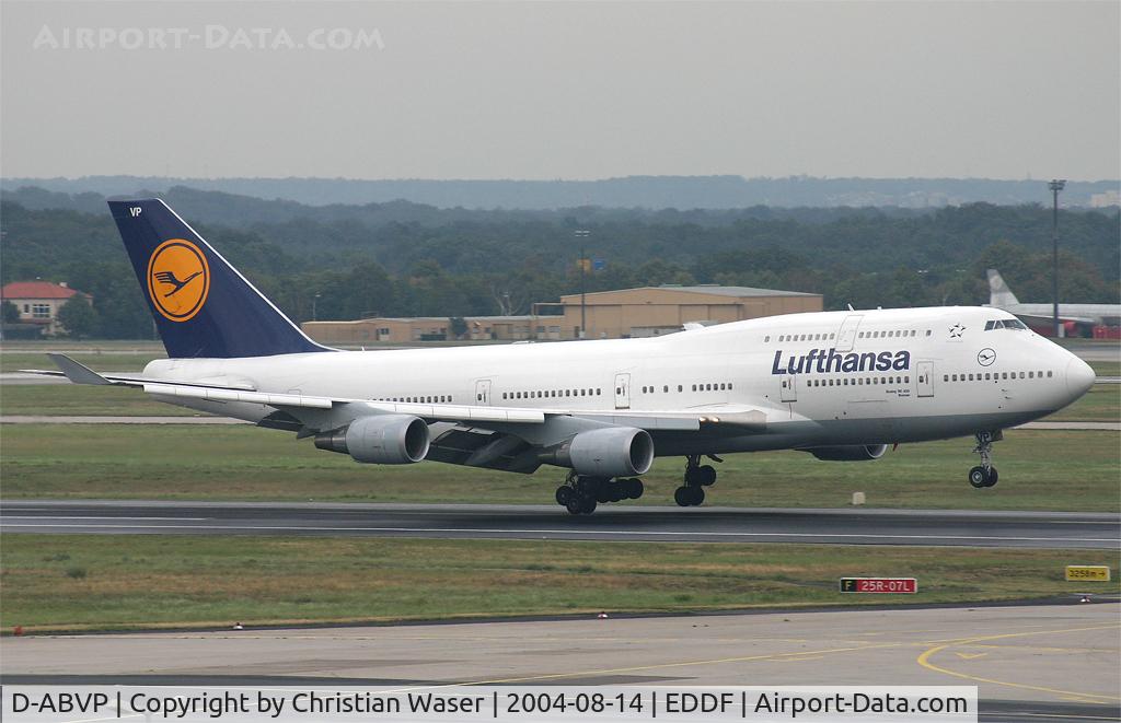 D-ABVP, 1997 Boeing 747-430 C/N 28284, Lufthansa