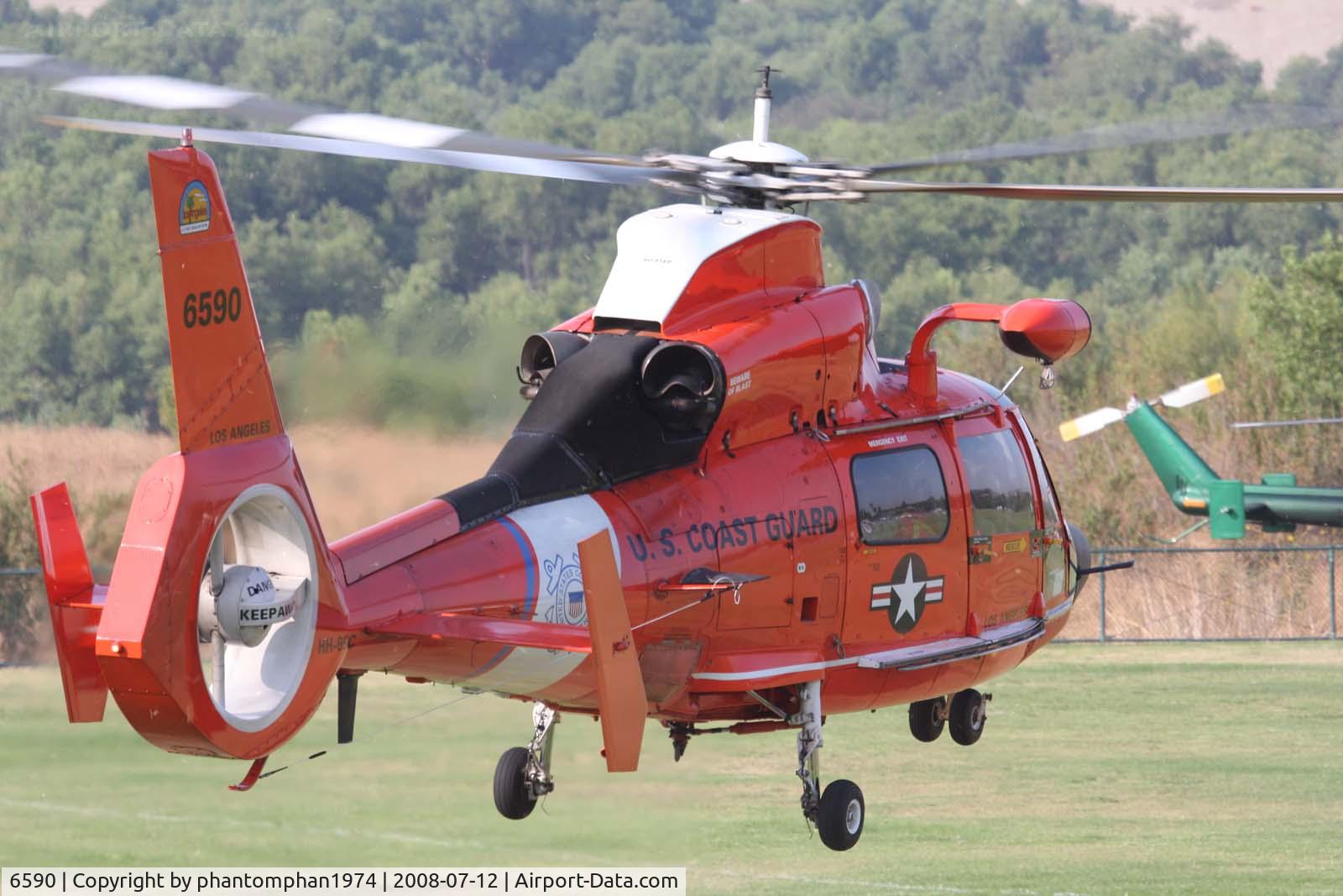 6590, Aerospatiale HH-65A Dolphin C/N 6291, Taken at American Heroes Airshow in Los Angeles, CA
