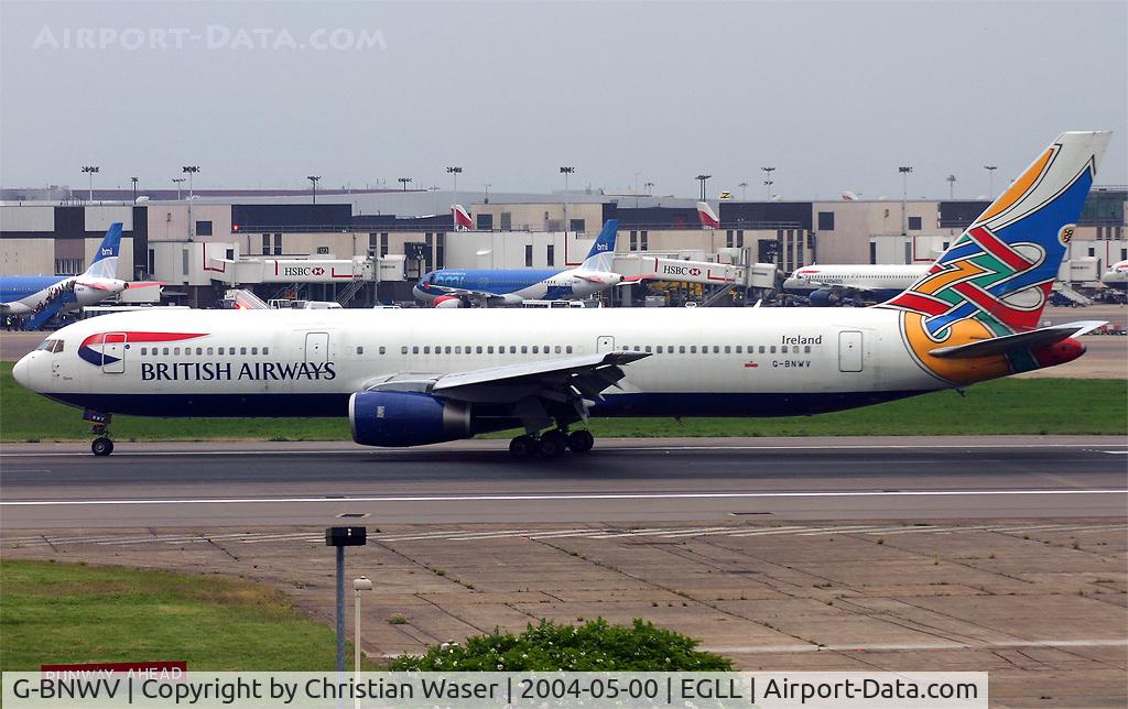 G-BNWV, 1993 Boeing 767-336 C/N 27140, British Airways