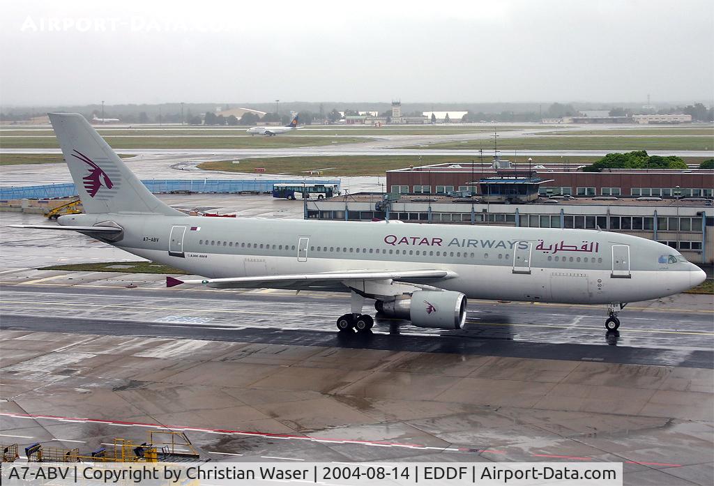 A7-ABV, 1993 Airbus A300B4-622R C/N 690, Qatar Airways