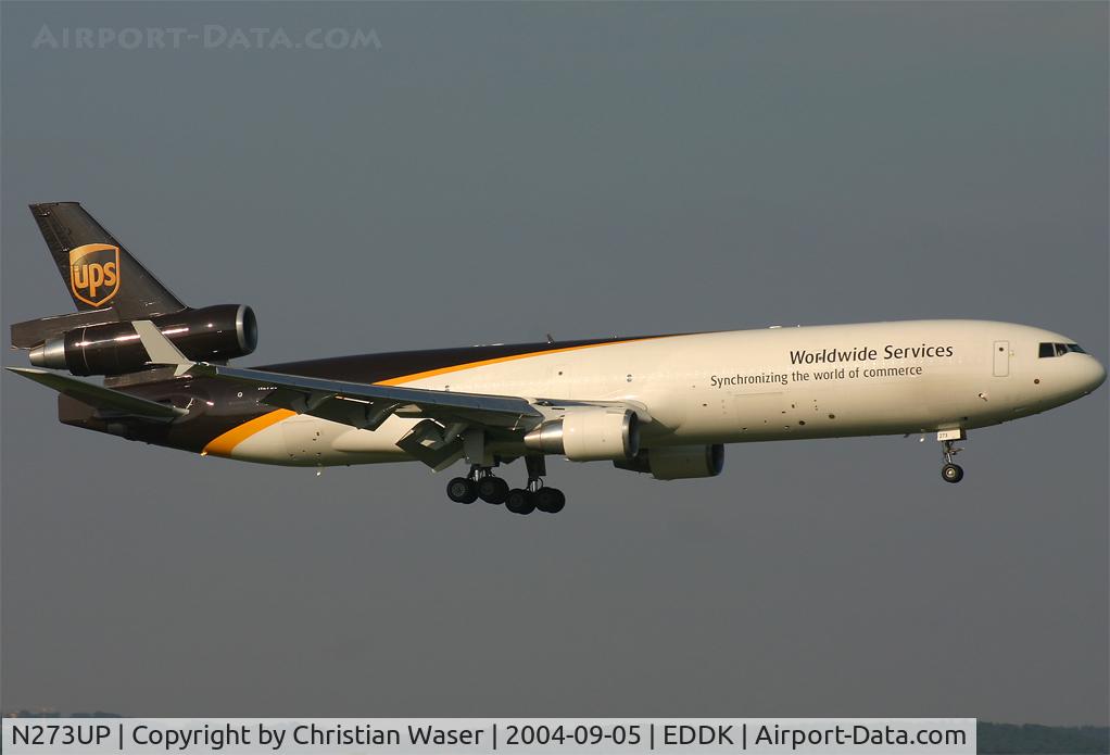 N273UP, 1994 McDonnell Douglas MD-11F C/N 48574, UPS