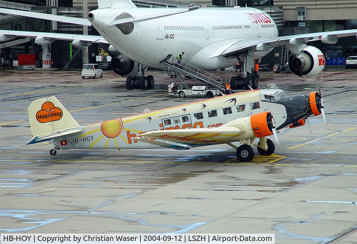 HB-HOY, 1949 Junkers (CASA) 352A-3 (Ju-52) C/N 96, Ju-Air