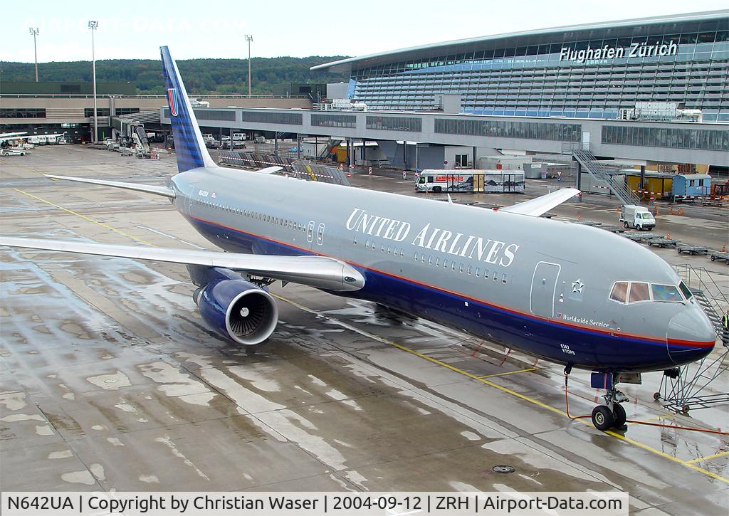N642UA, 1991 Boeing 767-322 C/N 25092, United Airlines